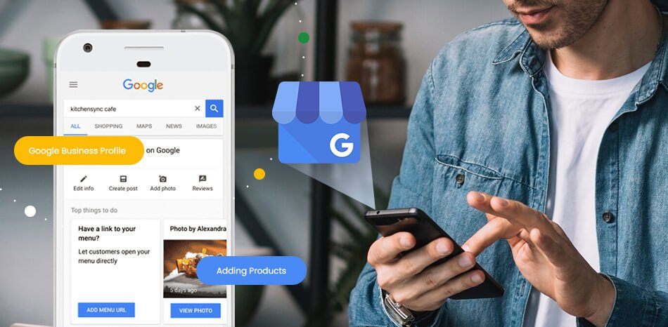 adding products in google business profile